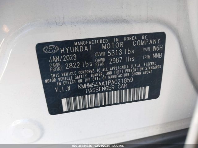 KMHM54AA1PA021859 Hyundai Ioniq 6 Limited