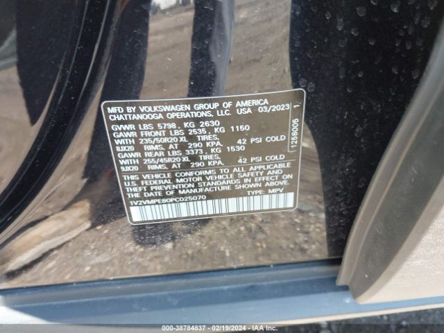 1V2VMPE80PC025070 Volkswagen Id.4 Pro/pro S