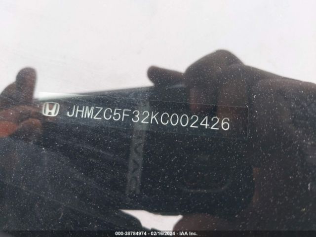 JHMZC5F32KC002426 Honda Clarity Plug-in Hybrid Touring