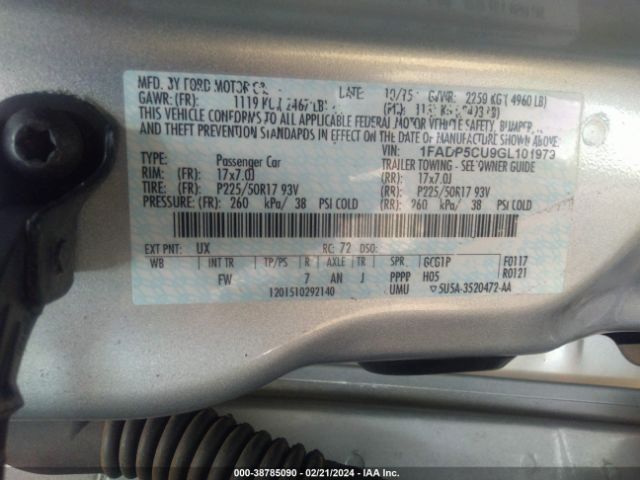 1FADP5CU9GL101979 Ford C-max Energi Sel