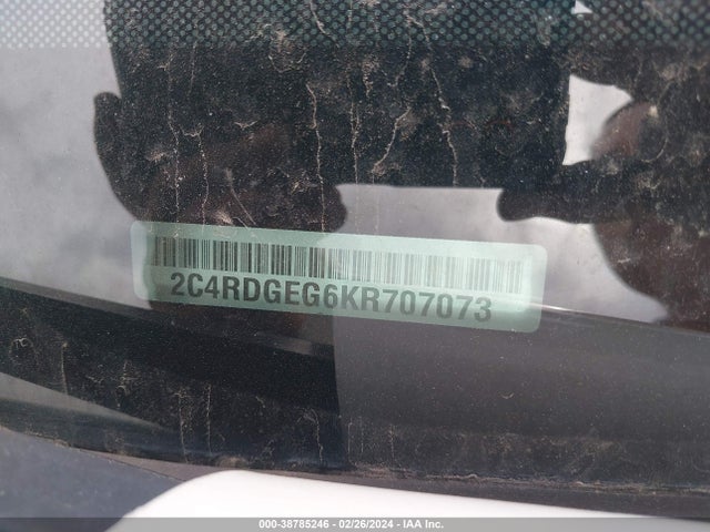 Dodge Grand Caravan Gt 2019 2C4RDGEG6KR707073 Image 9