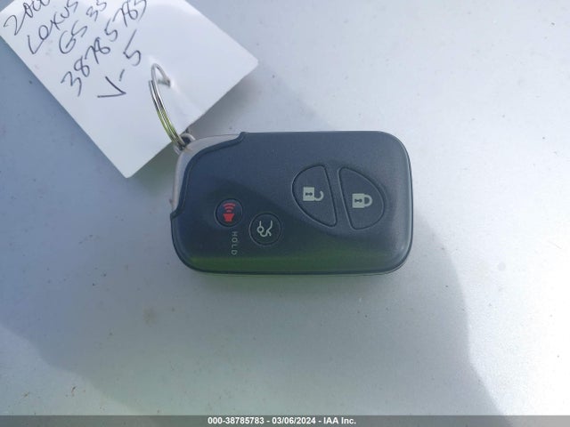 Aukcja sprzedaży 2008 Lexus Gs 350, vin: JTHBE96S480034024, numer aukcji: 38785783