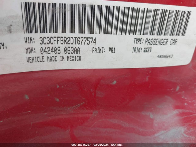 2013 FIAT 500 3C3CFFBR2DT677574 Photo 8