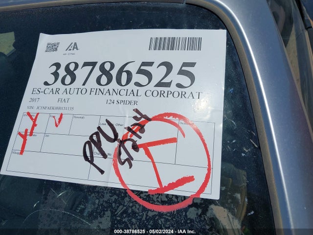 2017 FIAT 124 SPIDER JC1NFAEK0H0131135 Photo 6