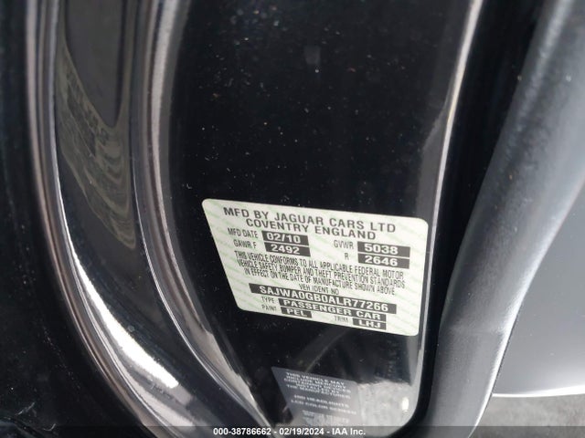 2010 JAGUAR XF SAJWA0GB0ALR77266 Photo 8