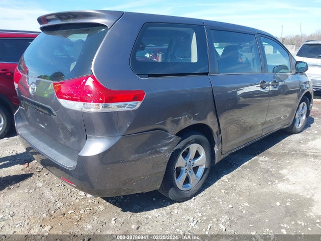 2012 TOYOTA SIENNA BASE V6 7 PASSENGER VIN: 5TDZK3DC0CS221817