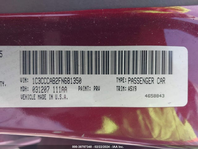 Chrysler 200 Limited 2015 1C3CCCAB2FN681350 Image 9