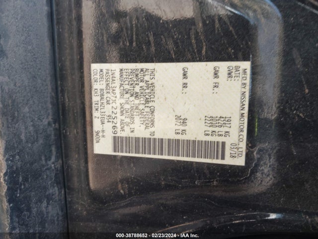 Nissan Altima 2.5 Sr 2018 1N4AL3AP7JC225269 Image 9