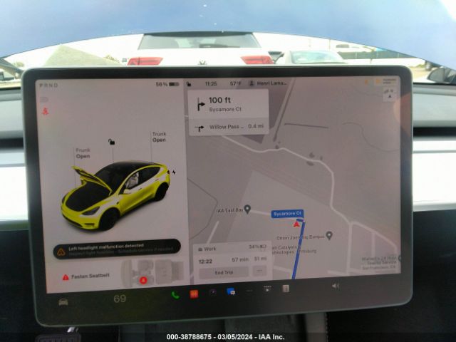 7SAYGAEE7PF697738 Tesla Model Y Awd/long Range Dual Motor All-wheel Drive