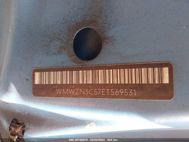 2014 MINI CONVERTIBLE WMWZN3C57ET569531 Photo 8