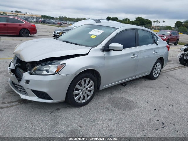 2016 NISSAN SENTRA S VIN: 3N1AB7AP2GY308535