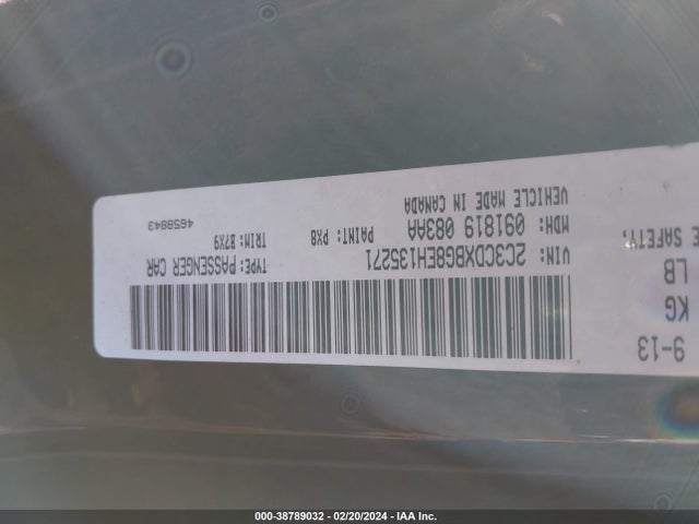 Dodge Charger Se 2014 2C3CDXBG8EH135271 Image 9