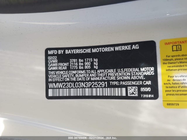 2022 MINI CONVERTIBLE WMW23DL03N3P25291 Photo 8