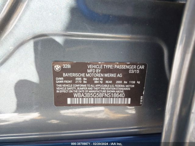 WBA3B5G58FNS18640 BMW 328i Xdrive