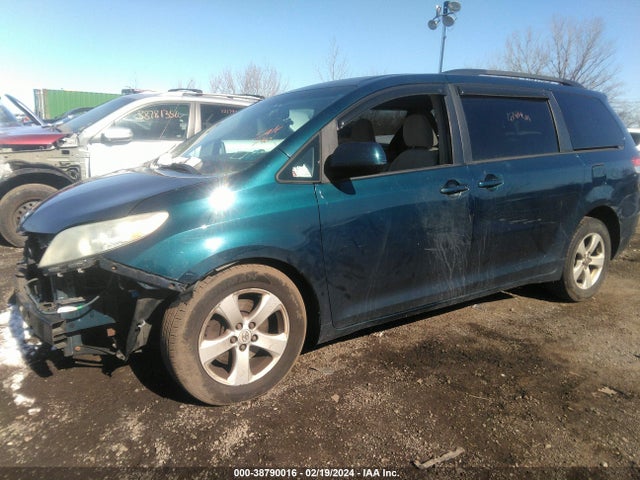 2012 TOYOTA SIENNA LE V6 8 PASSENGER VIN: 5TDKK3DC9CS190102