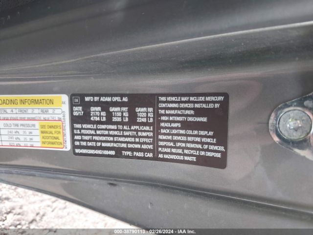 W04WH3N54HG168469 Buick Cascada Premium
