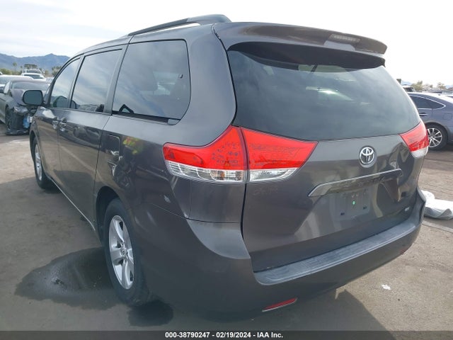 2012 TOYOTA SIENNA LE V6 8 PASSENGER VIN: 5TDKK3DCXCS228453