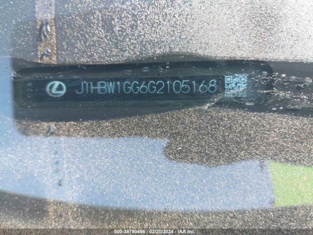 JTHBW1GG6G2105168 Lexus ES 300H