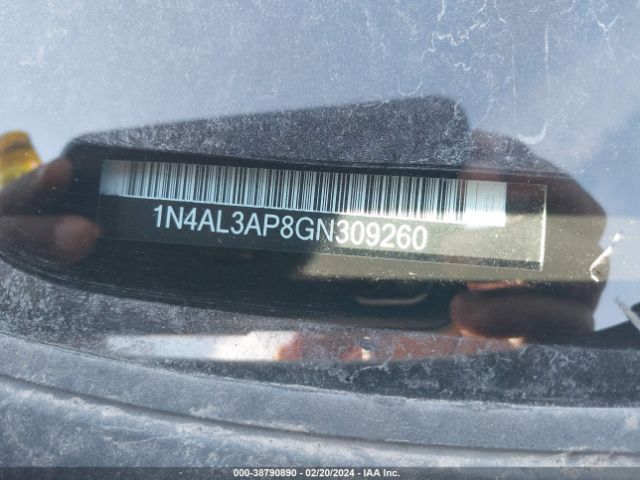 1N4AL3AP8GN309260 Nissan Altima 2.5/2.5 S/2.5 Sl/2.5 Sr/2.5 Sv