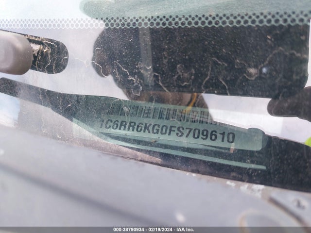 RAM 1500 Tradesman 2015 1C6RR6KG0FS709610 Image 9