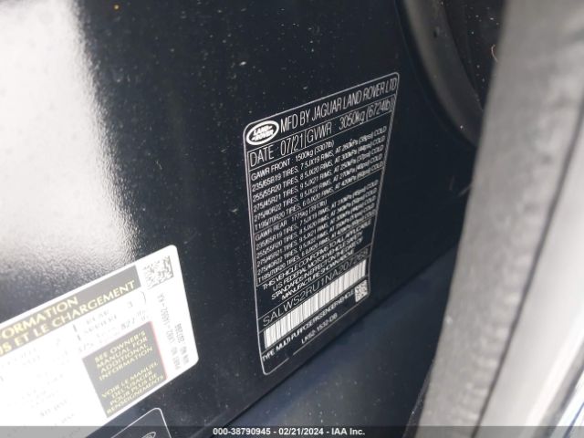 SALWS2RU1NA207268 Land Rover Range Rover Sport Hst Mhev