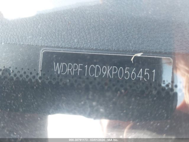WDRPF1CD9KP056451 Freightliner Sprinter 2500 High Roof V6