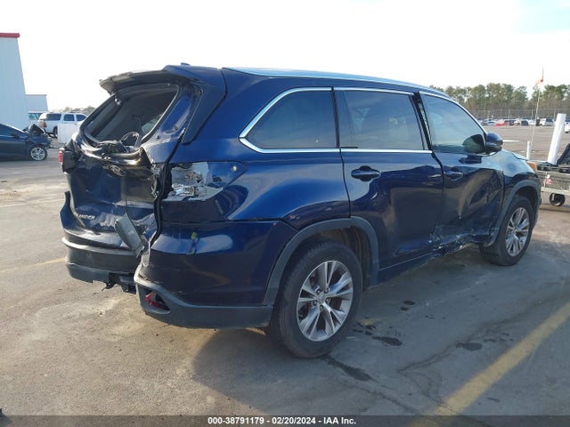 Toyota Highlander Xle V6 2014 5TDKKRFH8ES034096 Image 4