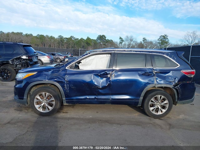 Toyota Highlander Xle V6 2014 5TDKKRFH8ES034096 Image 6