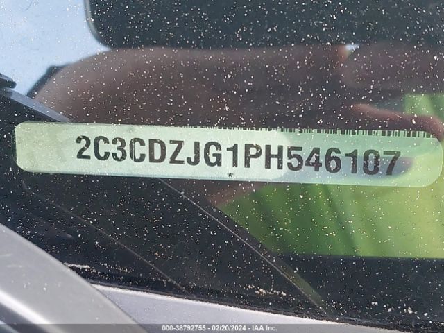 2C3CDZJG1PH546107 Dodge Challenger Gt