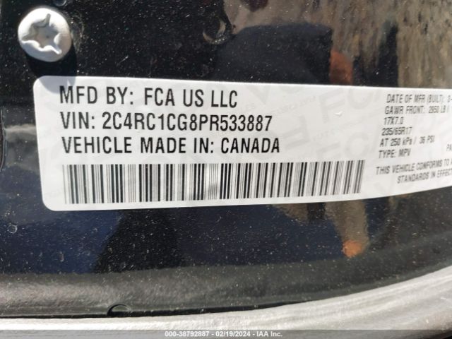 2C4RC1CG8PR533887 Chrysler Voyager Lx