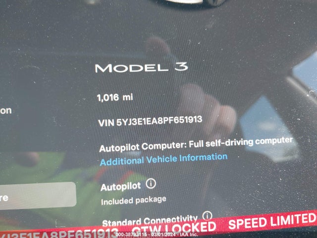 2023 TESLA MODEL 3 5YJ3E1EA8PF651913 Photo 6