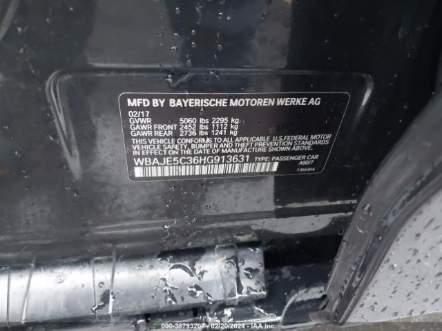 WBAJE5C36HG913631 BMW 540I