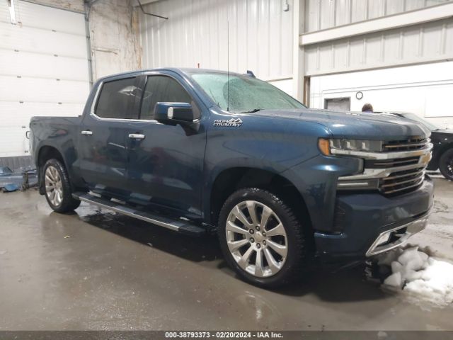 Auction sale of the 2019 Chevrolet Silverado 1500 High Country, vin: 1GCUYHEL1KZ300513, lot number: 38793373