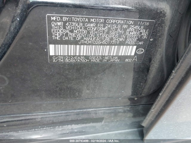 JTHCM1D26H5017319 Lexus IS 300