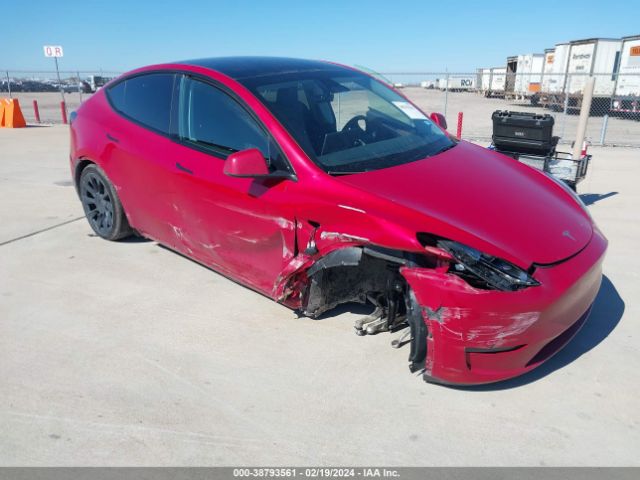 2023 Tesla Model Y Awd/long Range Dual Motor All-wheel Drive მანქანა იყიდება აუქციონზე, vin: 7SAYGAEE7PF706907, აუქციონის ნომერი: 38793561