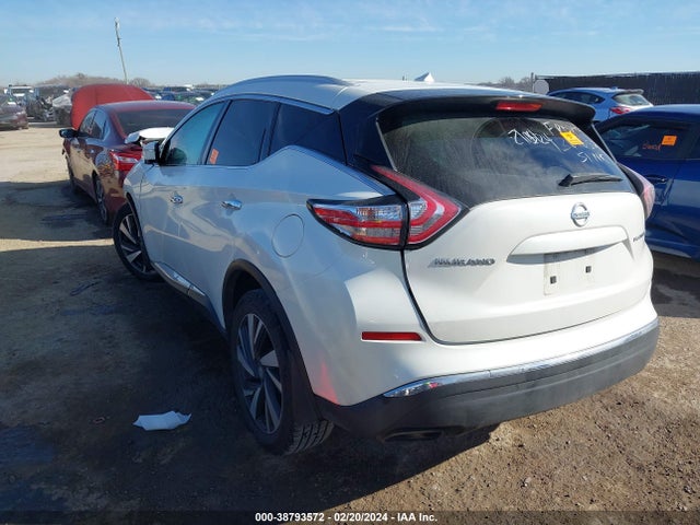 Nissan Murano Platinum 2015 5N1AZ2MGXFN256991 Image 3