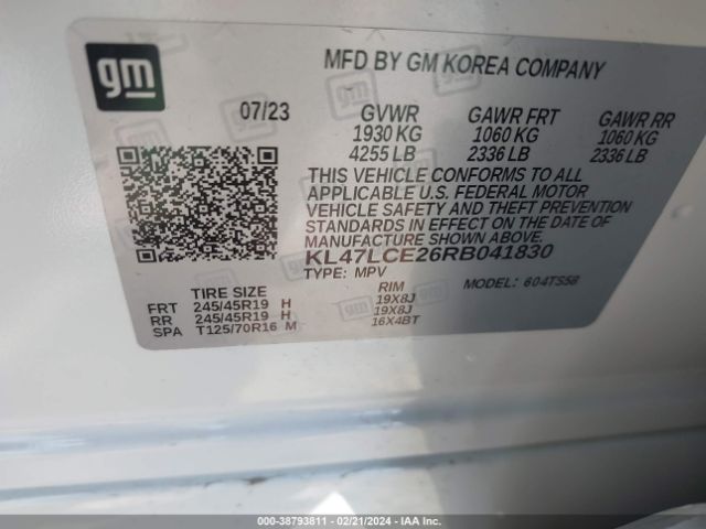 2024 BUICK ENVISTA KL47LCE26RB041830 Photo 8