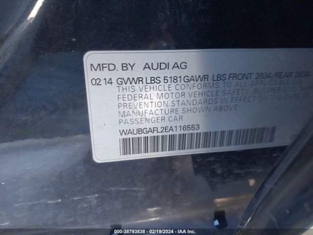 WAUBGAFL2EA116553 Audi S4 3.0t Premium Plus