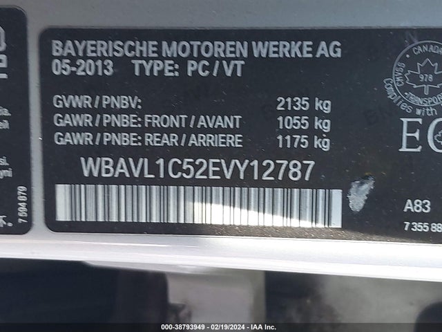 BMW X1 Xdrive28i 2014 WBAVL1C52EVY12787 Image 9