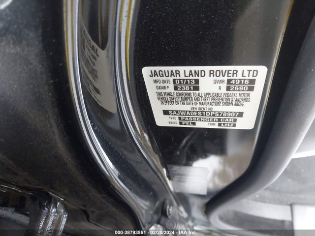 2013 JAGUAR XF SAJWA0ES1DPS78907 Photo 8