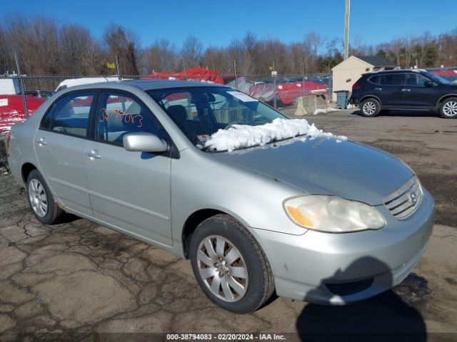 Auction sale of the 2003 Toyota Corolla Le, vin: 2T1BR32E83C144768, lot number: 38794083