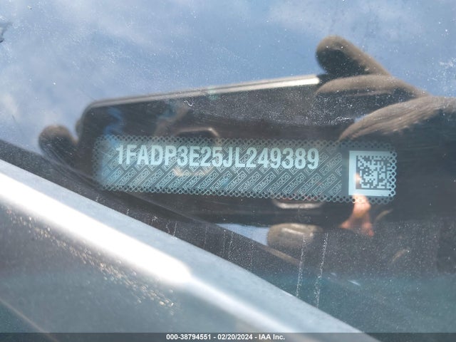 Ford FOCUS S 2018 1FADP3E25JL249389 Image 9