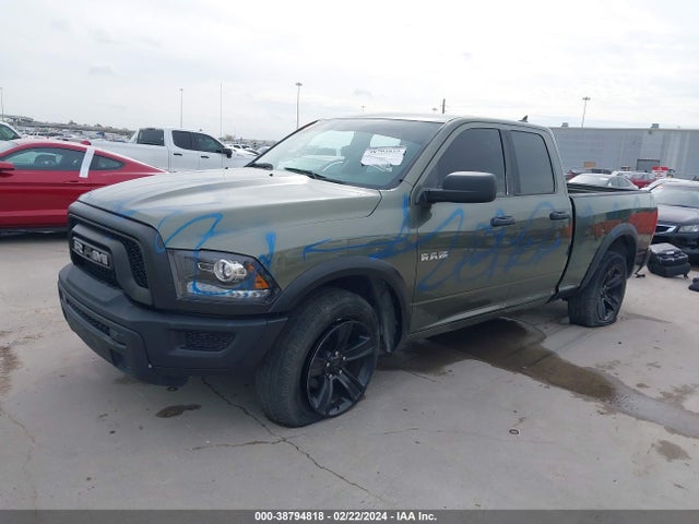 RAM 1500 Classic Warlock Quad Cab 4x2 6'4 Box 2021 1C6RR6GG7MS534696 Image 2