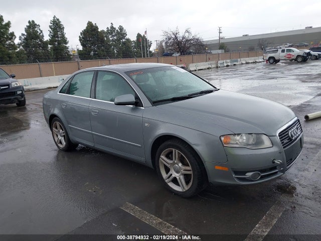 2007 AUDI A4 2.0T VIN: WAUDF78E07A138924
