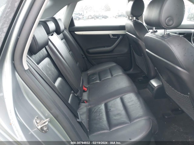 2007 AUDI A4 2.0T VIN: WAUDF78E07A138924