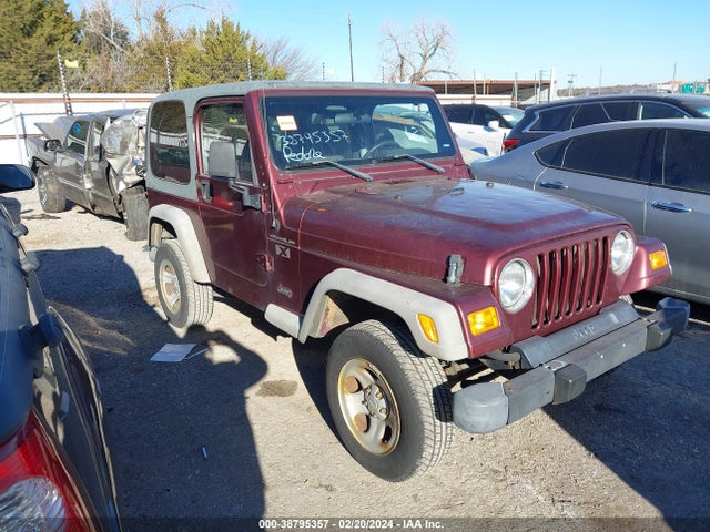 2002 JEEP WRANGLER X VIN: 1J4FA39S82P731227