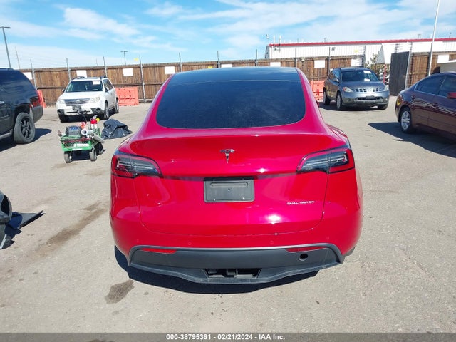 2021 TESLA MODEL Y LONG RANGE DUAL MOTOR ALL-WHEEL DRIVE VIN: 5YJYGDEE5MF306287