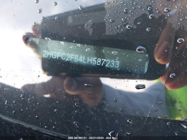 Honda Civic Lx 2020 2HGFC2F64LH587233 Image 9