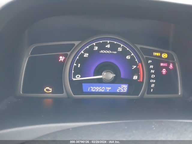 2008 HONDA CIVIC LX VIN: 2HGFA165X8H351376