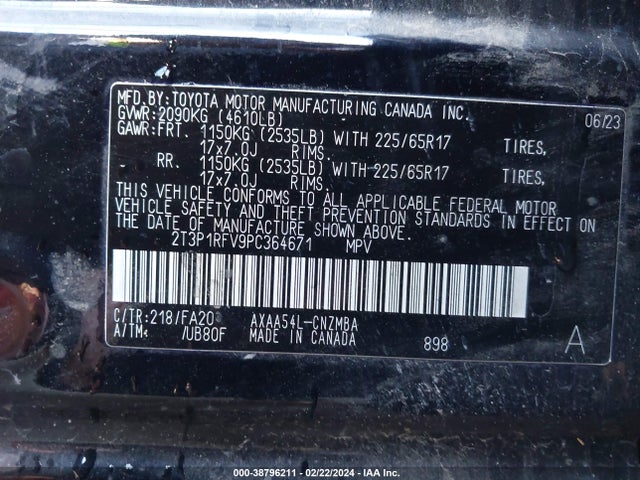 Toyota Rav4 Xle 2023 2T3P1RFV9PC364671 Image 9